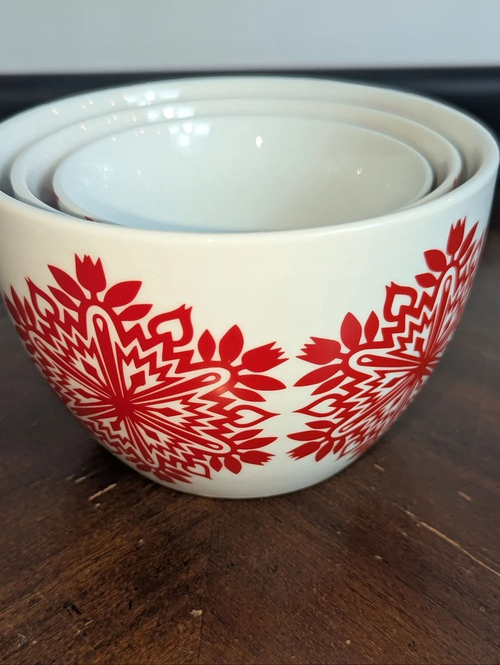 Crate and Barrel Nordic Kate Forrester bowls set of 3